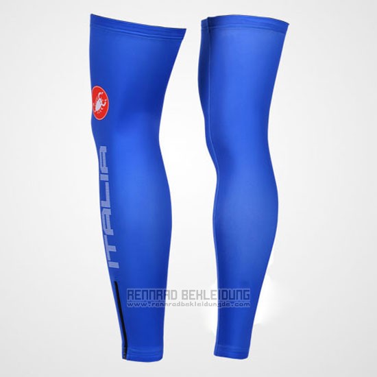 2013 Castelli Radsport Beinwarmer Radfahren Blau